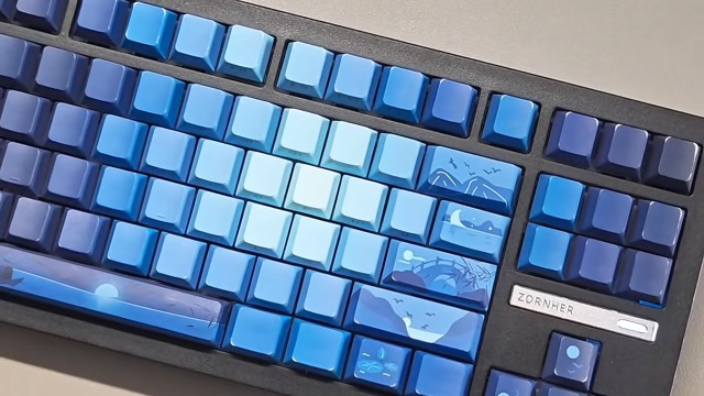 Amazon.com: ZORNHER ZH870 Wireless Mechanical Gaming Keyboard,80